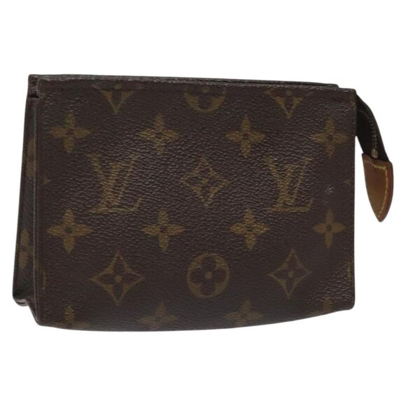 LOUIS VUITTON Monogram Poche Toilette 15 Pouch M47546 LV Auth 113324 - Picture 1 of 16